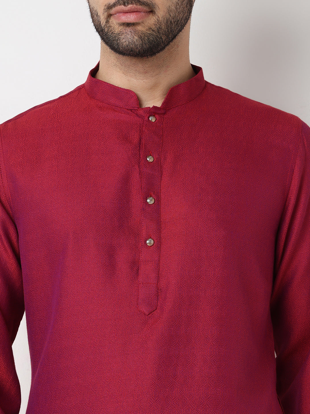 Dobby Jacquard Long Kurta