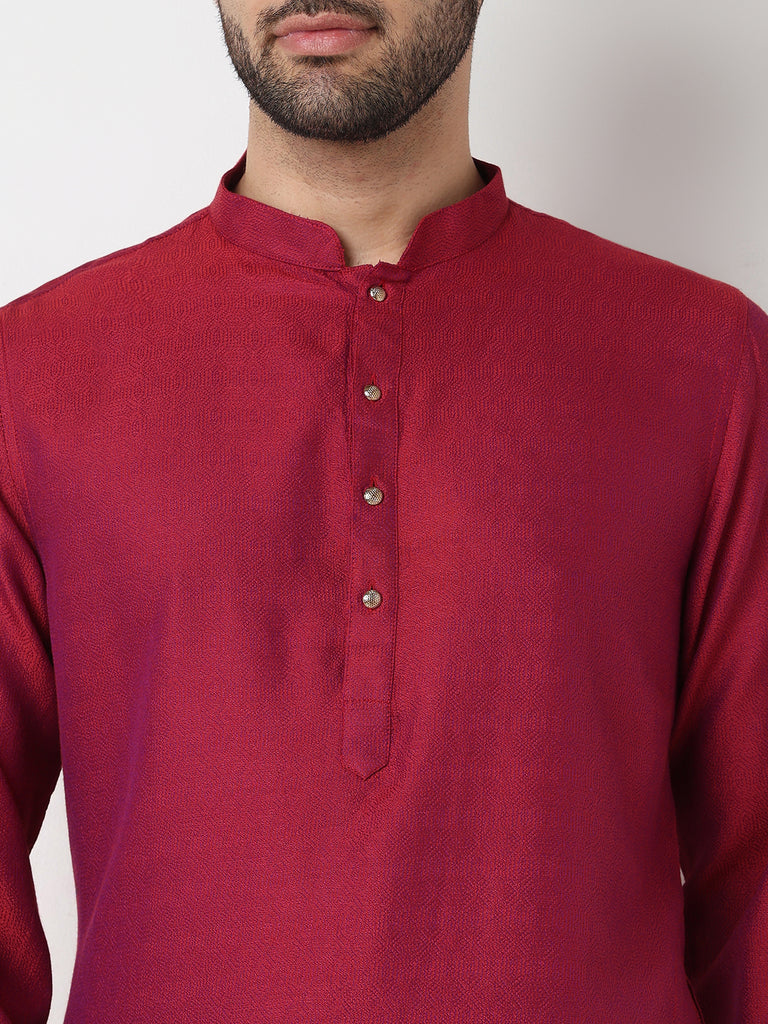 Dobby Jacquard Long Kurta
