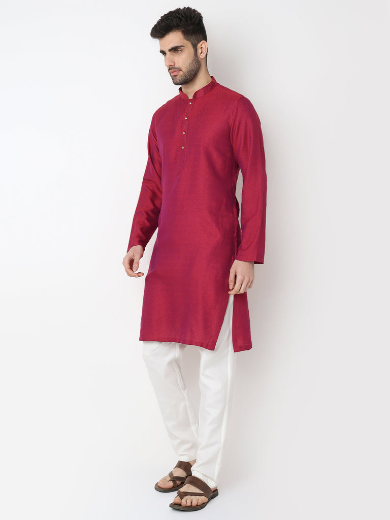 Dobby Jacquard Long Kurta