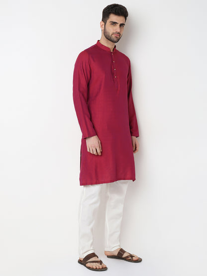 Dobby Jacquard Long Kurta