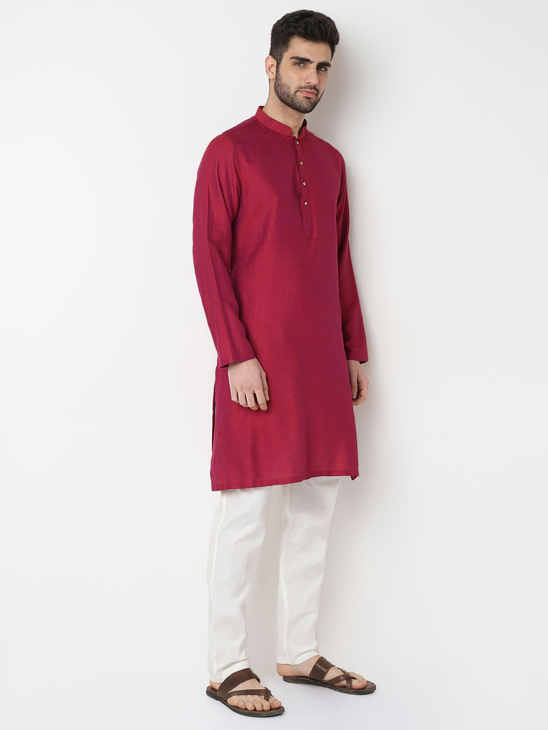 Dobby Jacquard Long Kurta