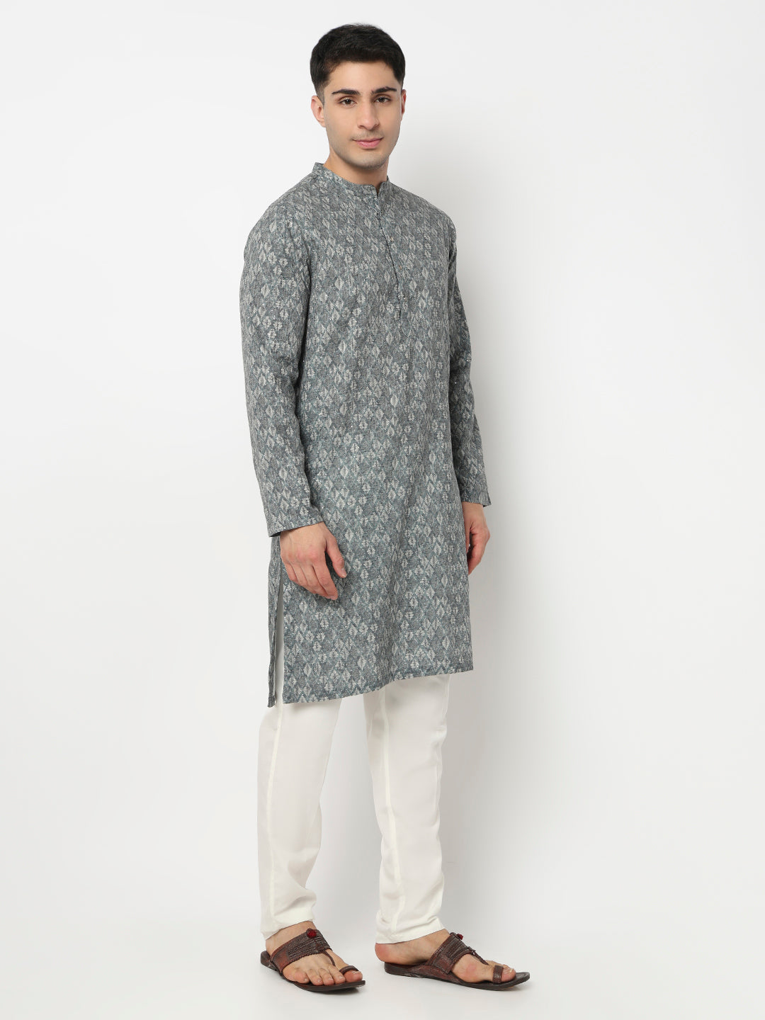 Digi Print Straight Long Kurta