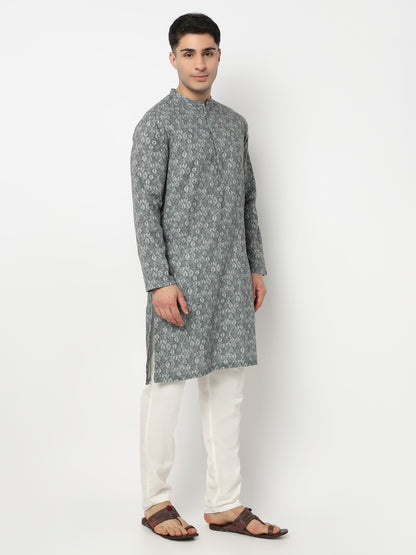 Digi Print Straight Long Kurta