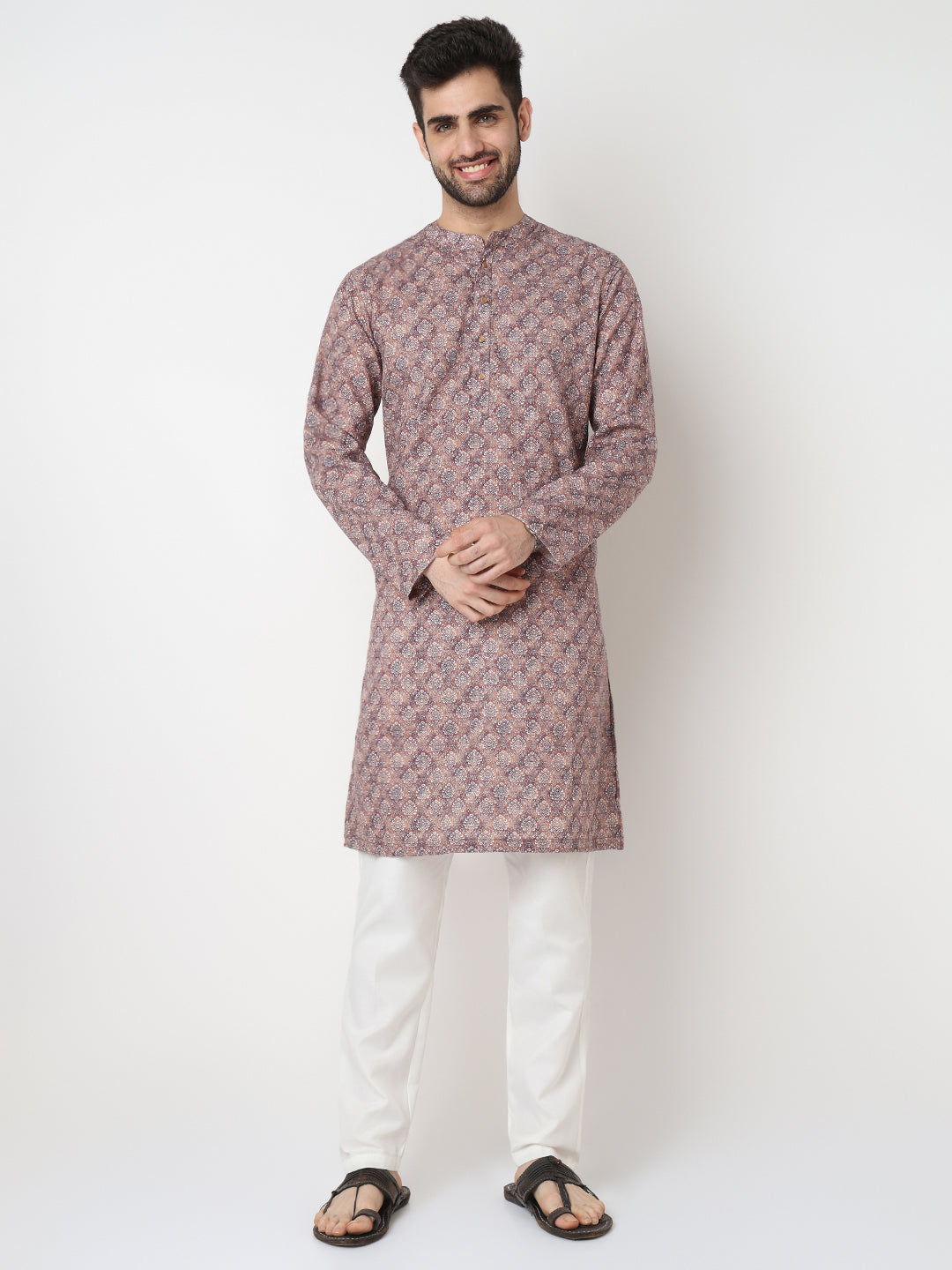 Digi Print Straight Long Kurta