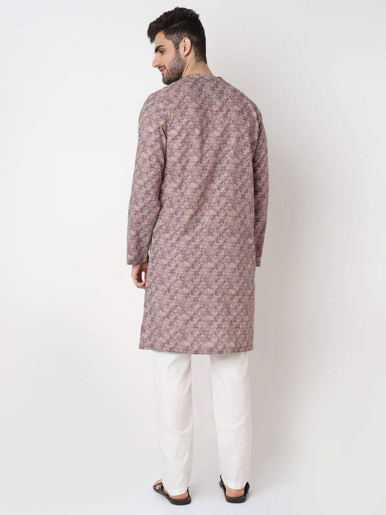 Digi Print Straight Long Kurta