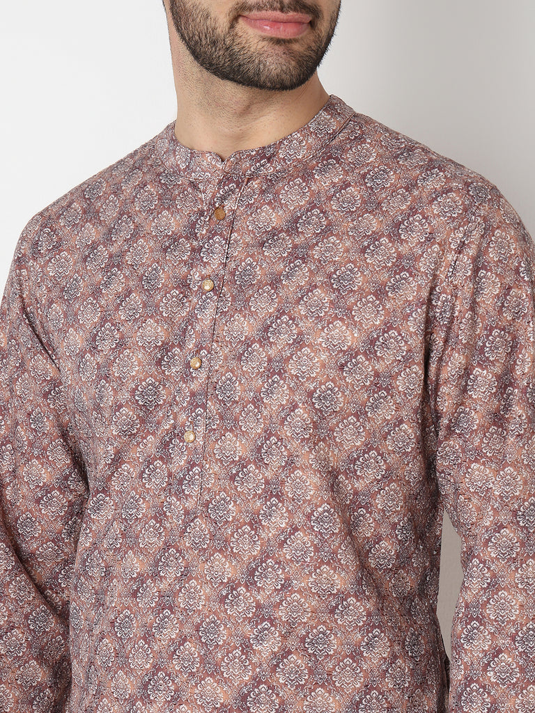 Digi Print Straight Long Kurta
