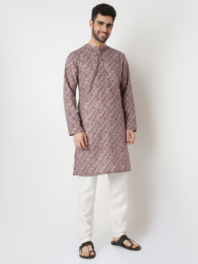 Digi Print Straight Long Kurta
