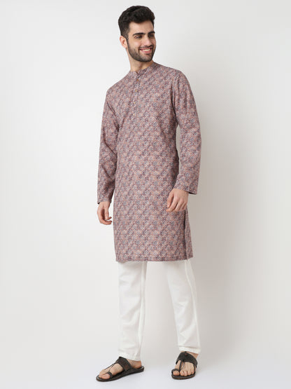 Digi Print Straight Long Kurta