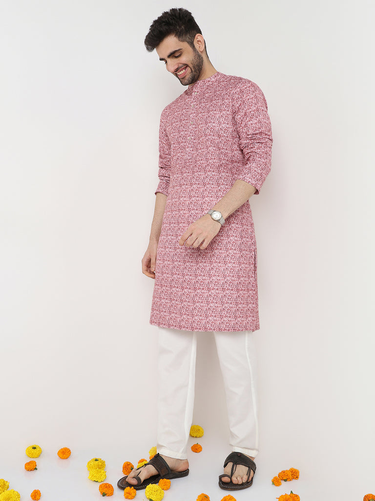 Digi Print Straight Long Kurta