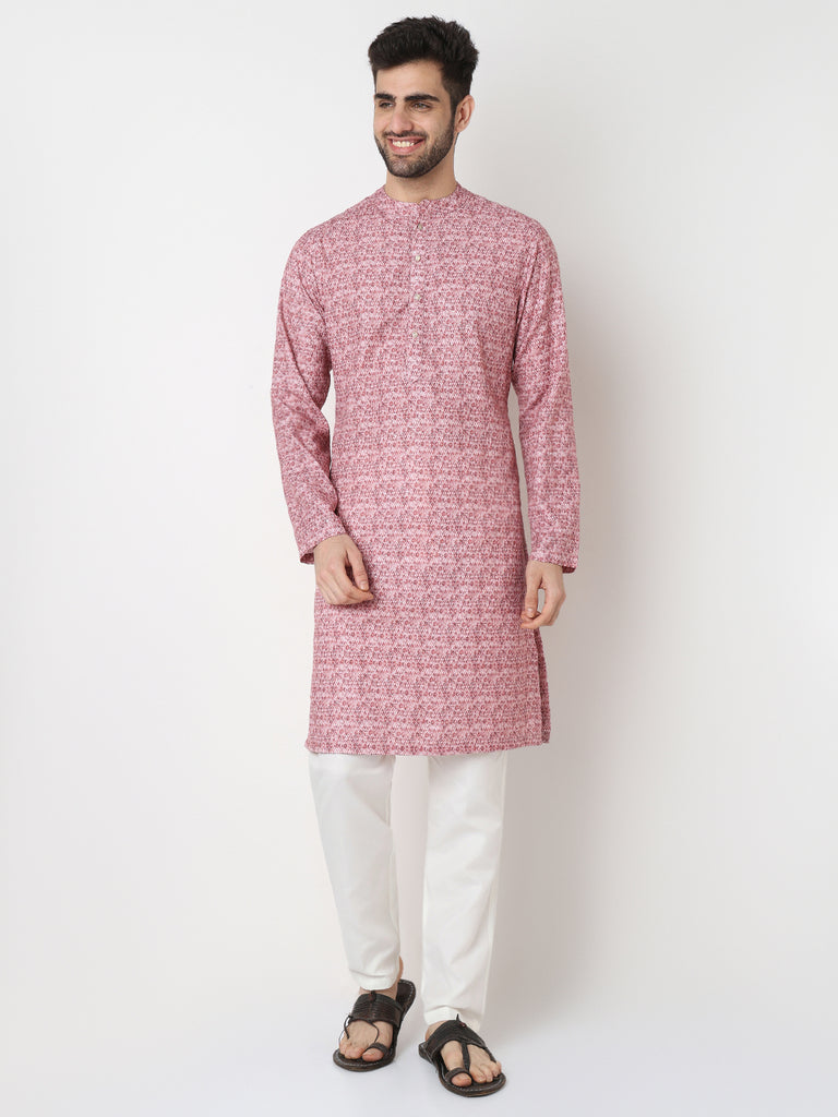 Digi Print Straight Long Kurta