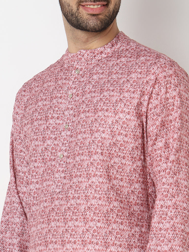 Digi Print Straight Long Kurta