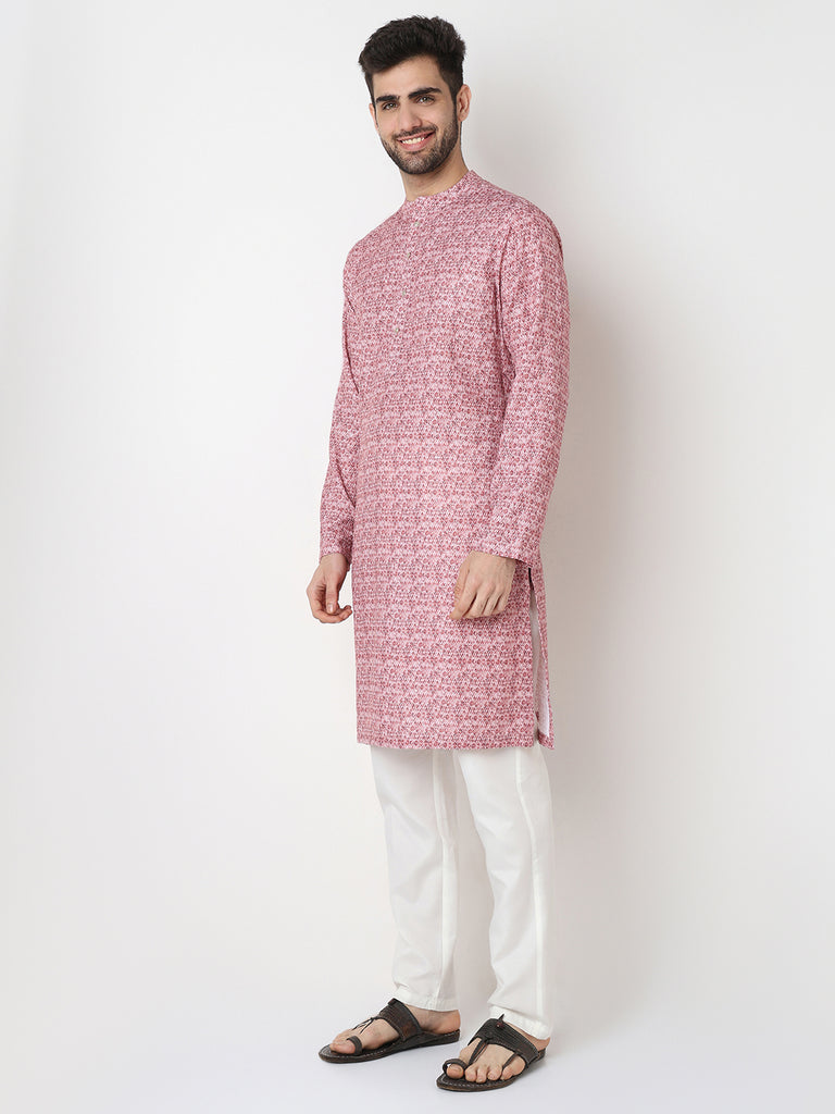 Digi Print Straight Long Kurta