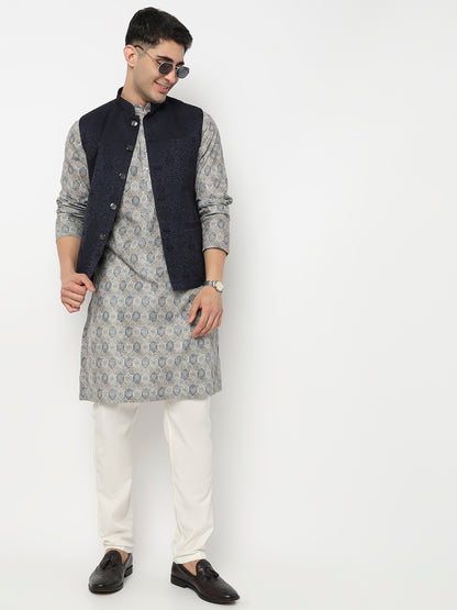 Digi Print Straight Long Kurta