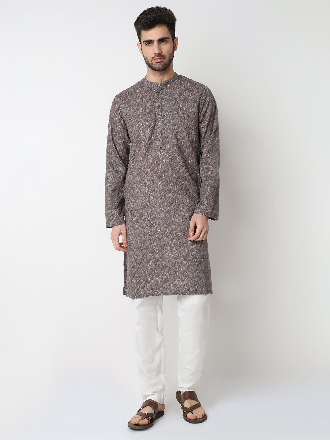 Digi Print Straight Long Kurta