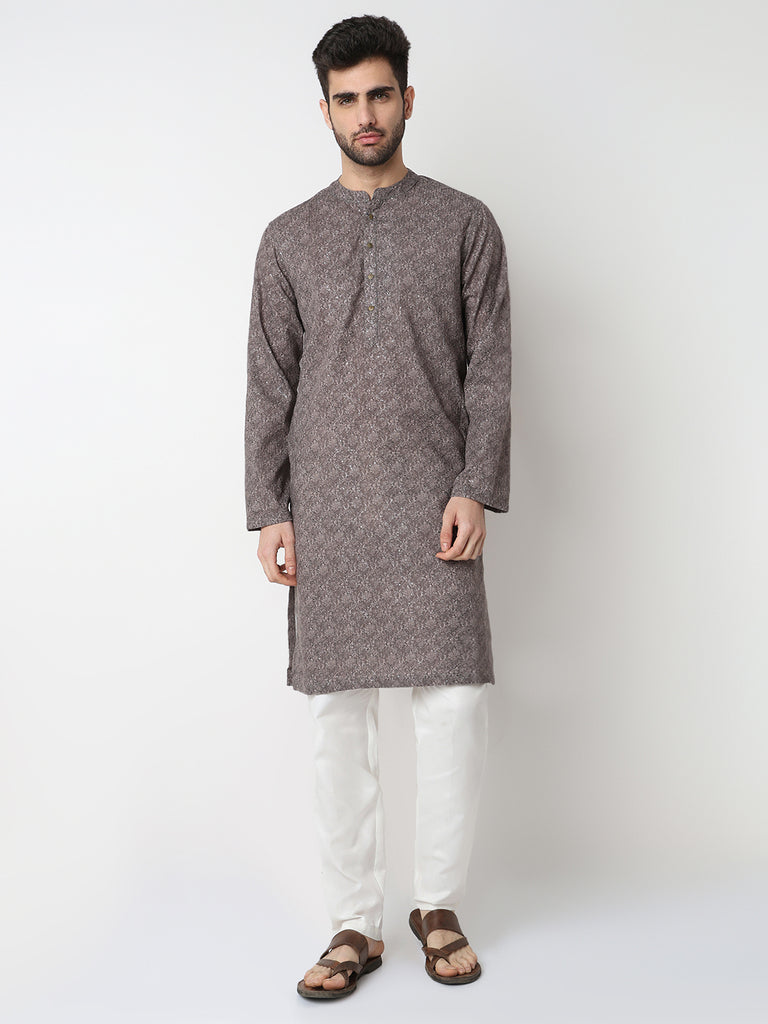 Digi Print Straight Long Kurta