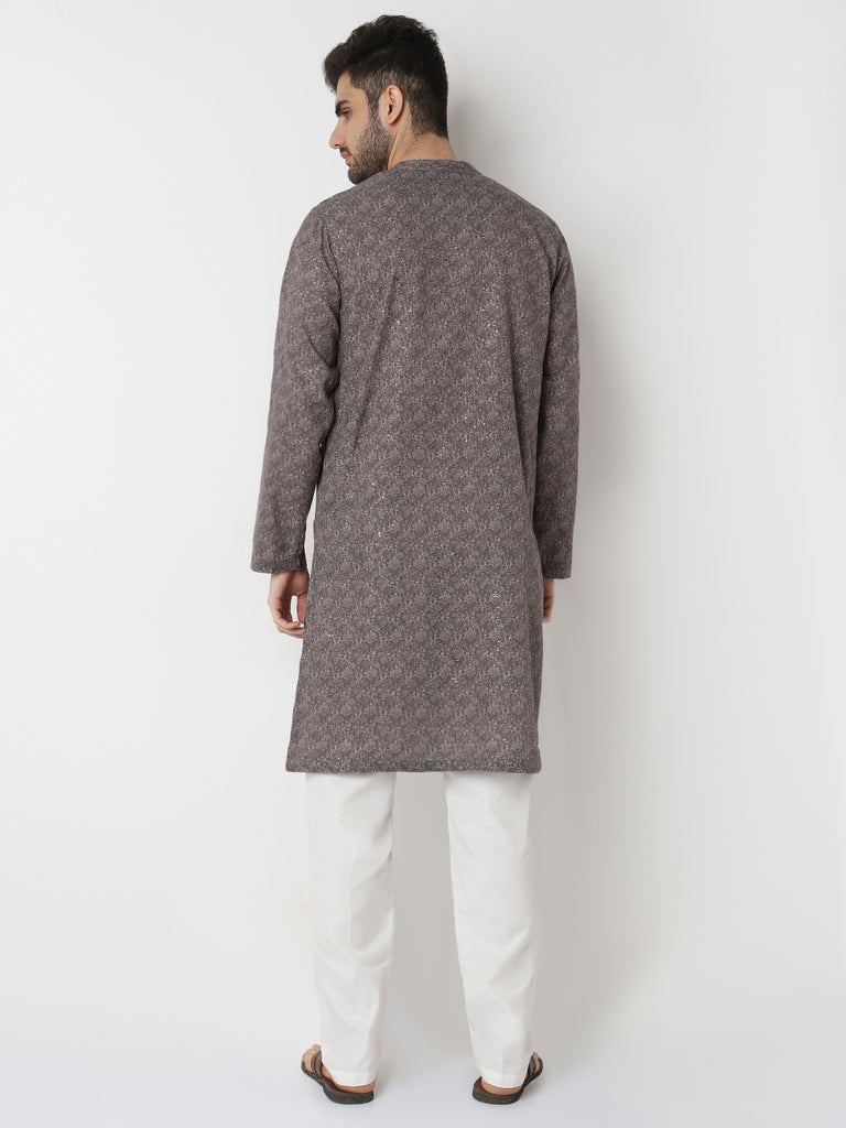 Digi Print Straight Long Kurta