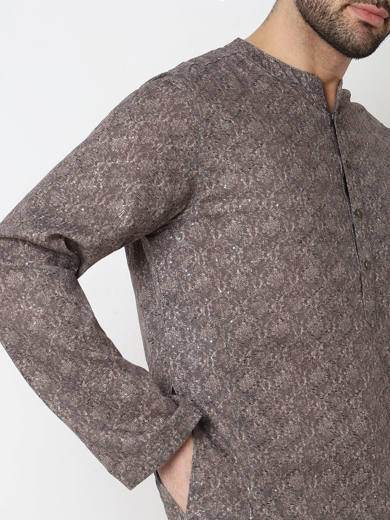 Digi Print Straight Long Kurta