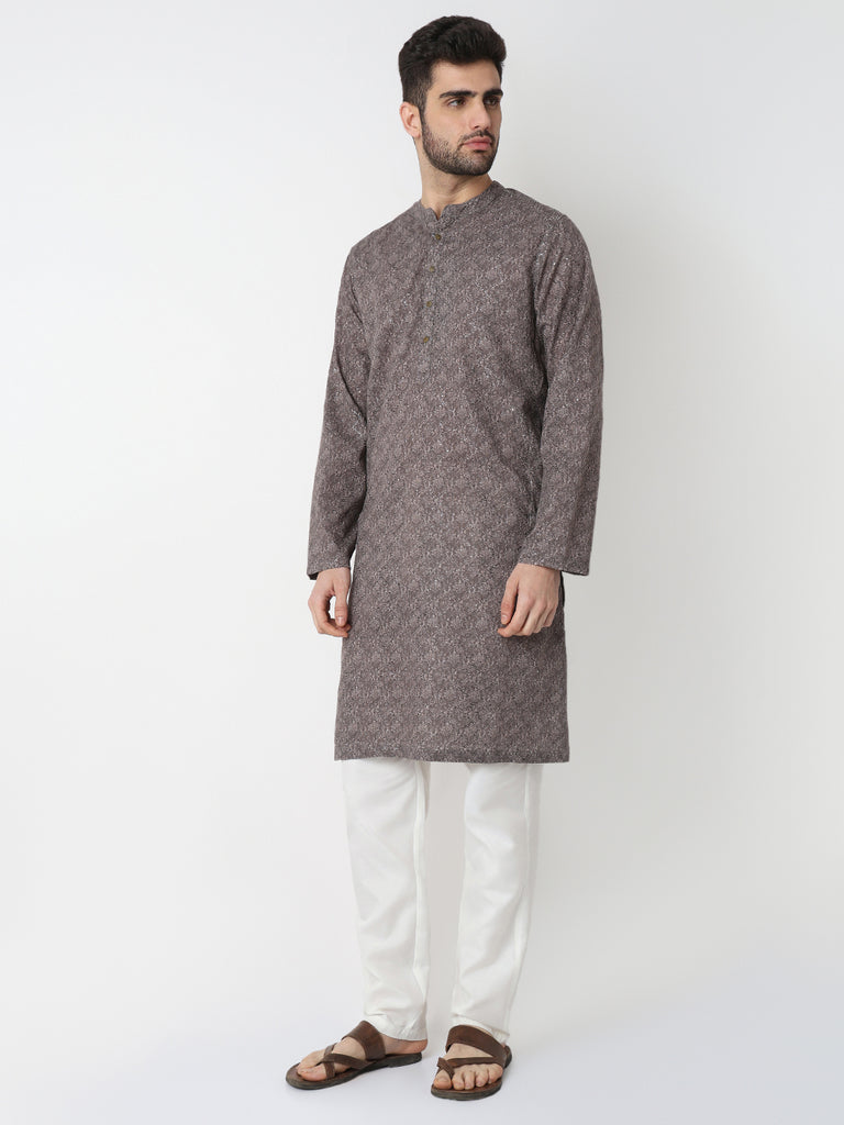 Digi Print Straight Long Kurta