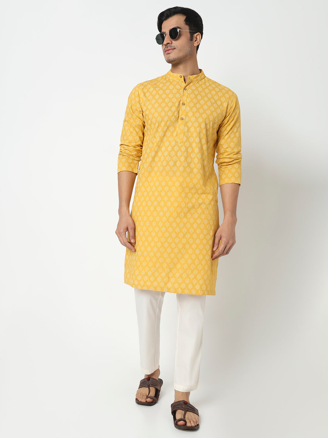 Printed Straight Long Kurta