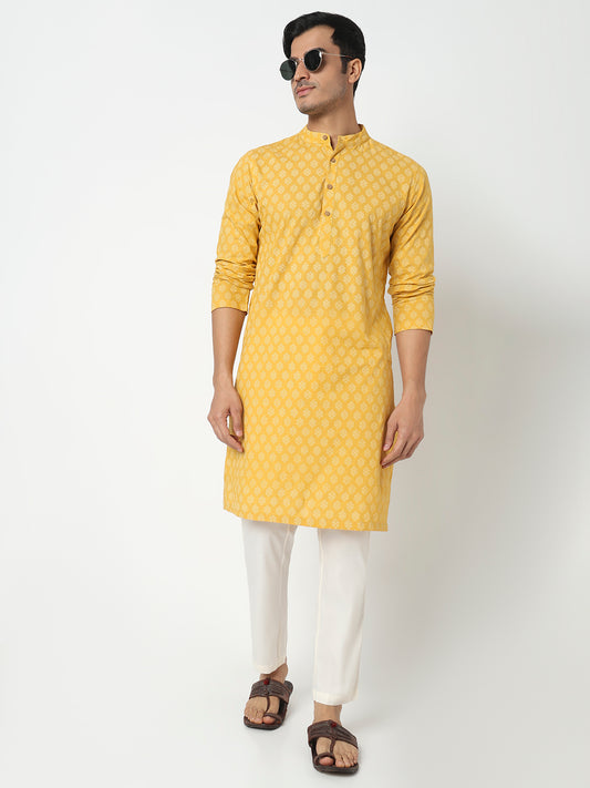 Printed Straight Long Kurta