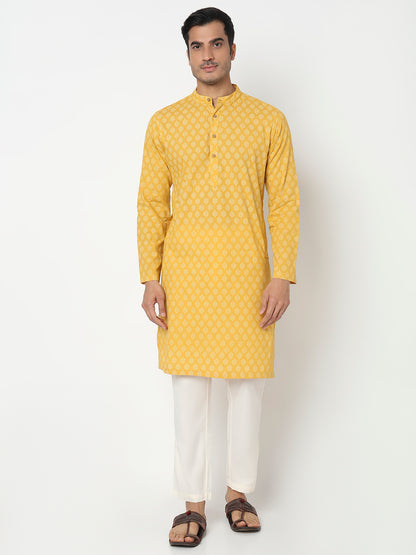 Printed Straight Long Kurta