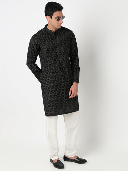 Printed Straight Long Kurta