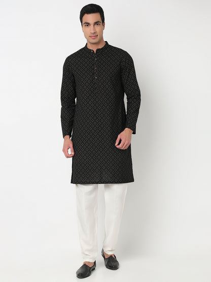Printed Straight Long Kurta