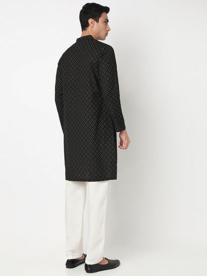 Printed Straight Long Kurta