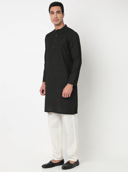 Printed Straight Long Kurta