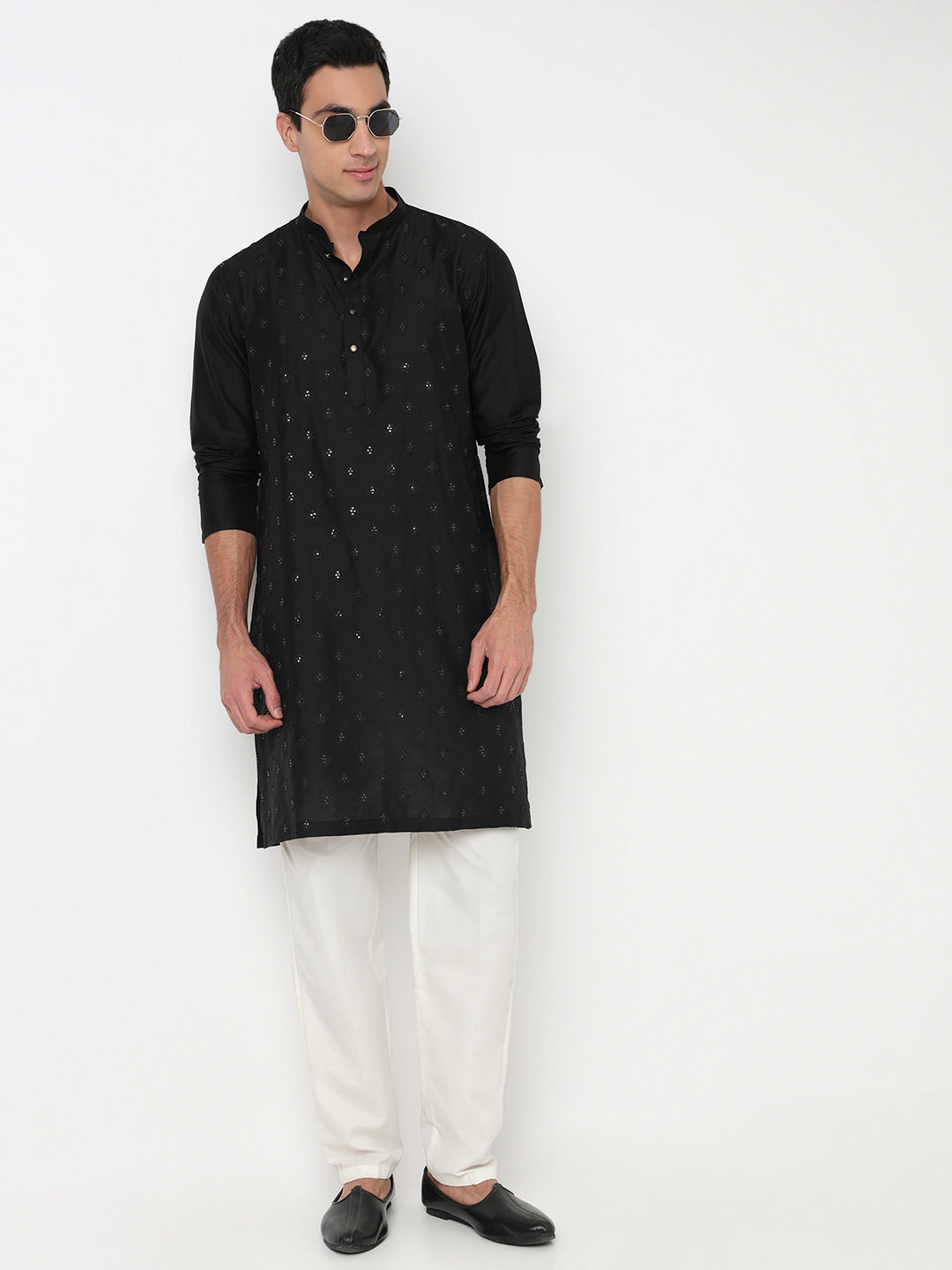 Embroidered Straight Long Kurta