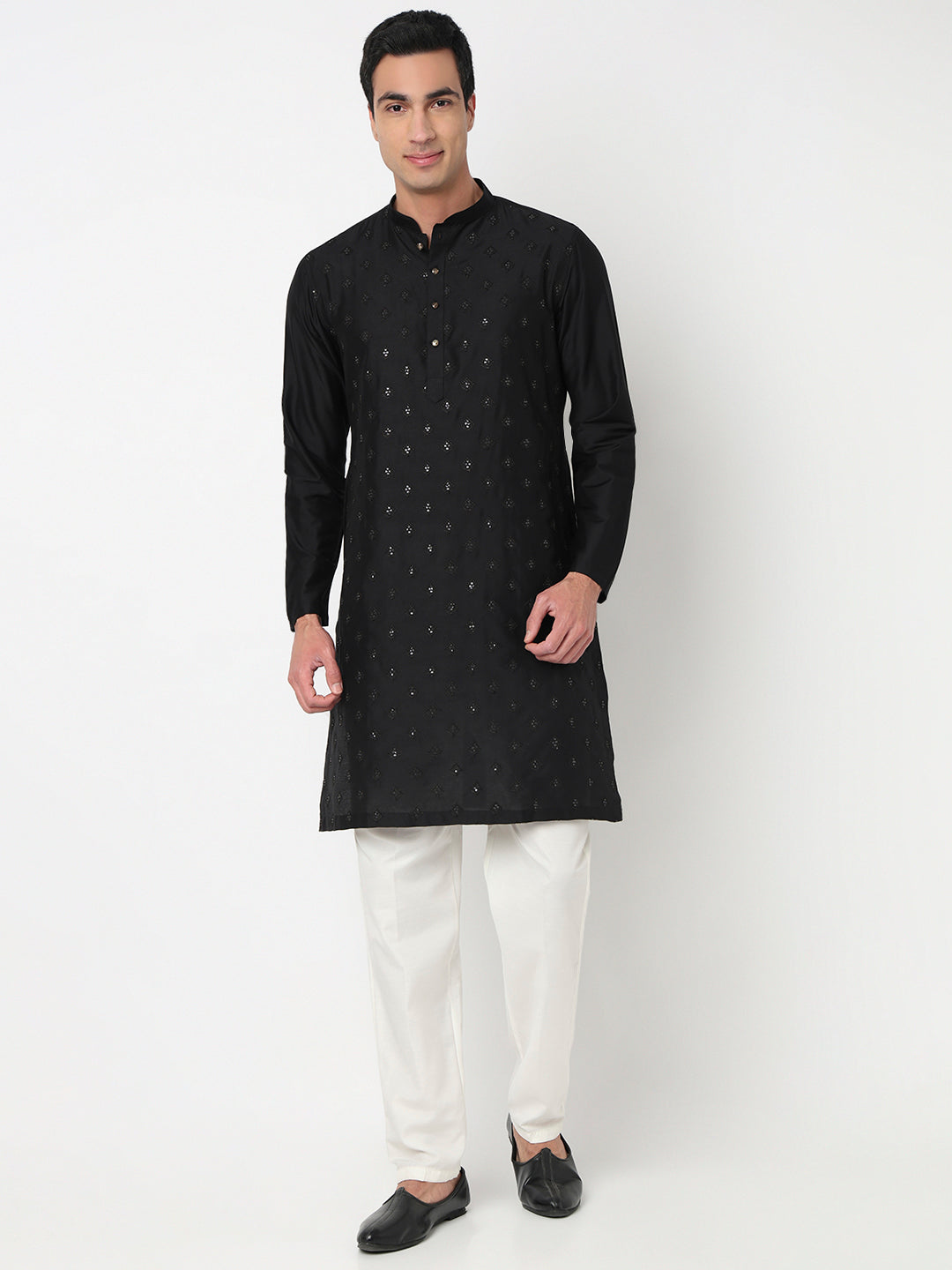 Embroidered Straight Long Kurta