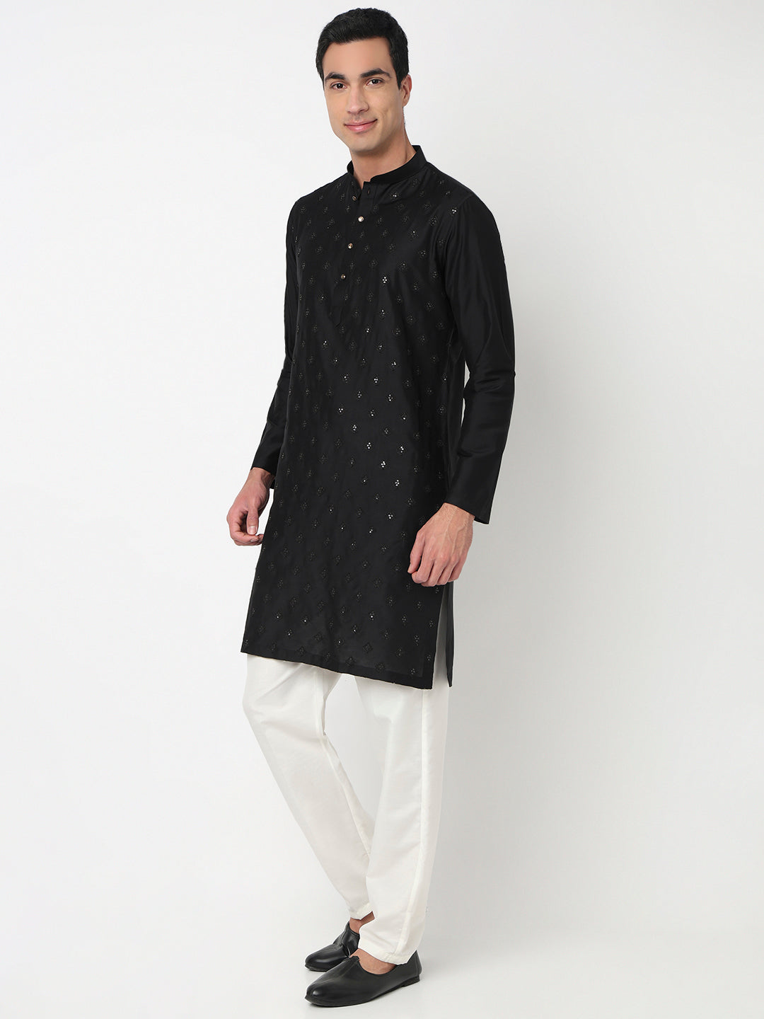 Embroidered Straight Long Kurta