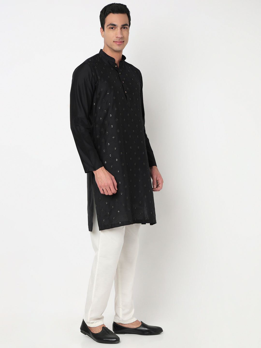 Embroidered Straight Long Kurta