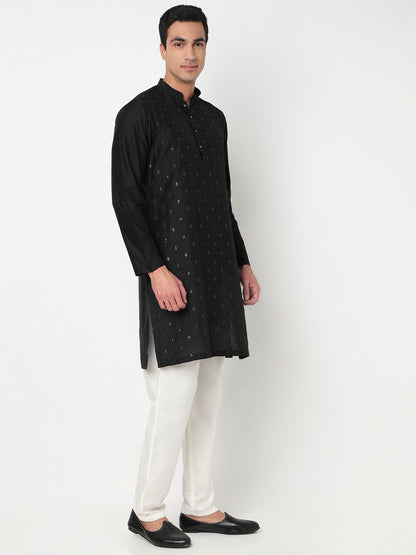 Embroidered Straight Long Kurta