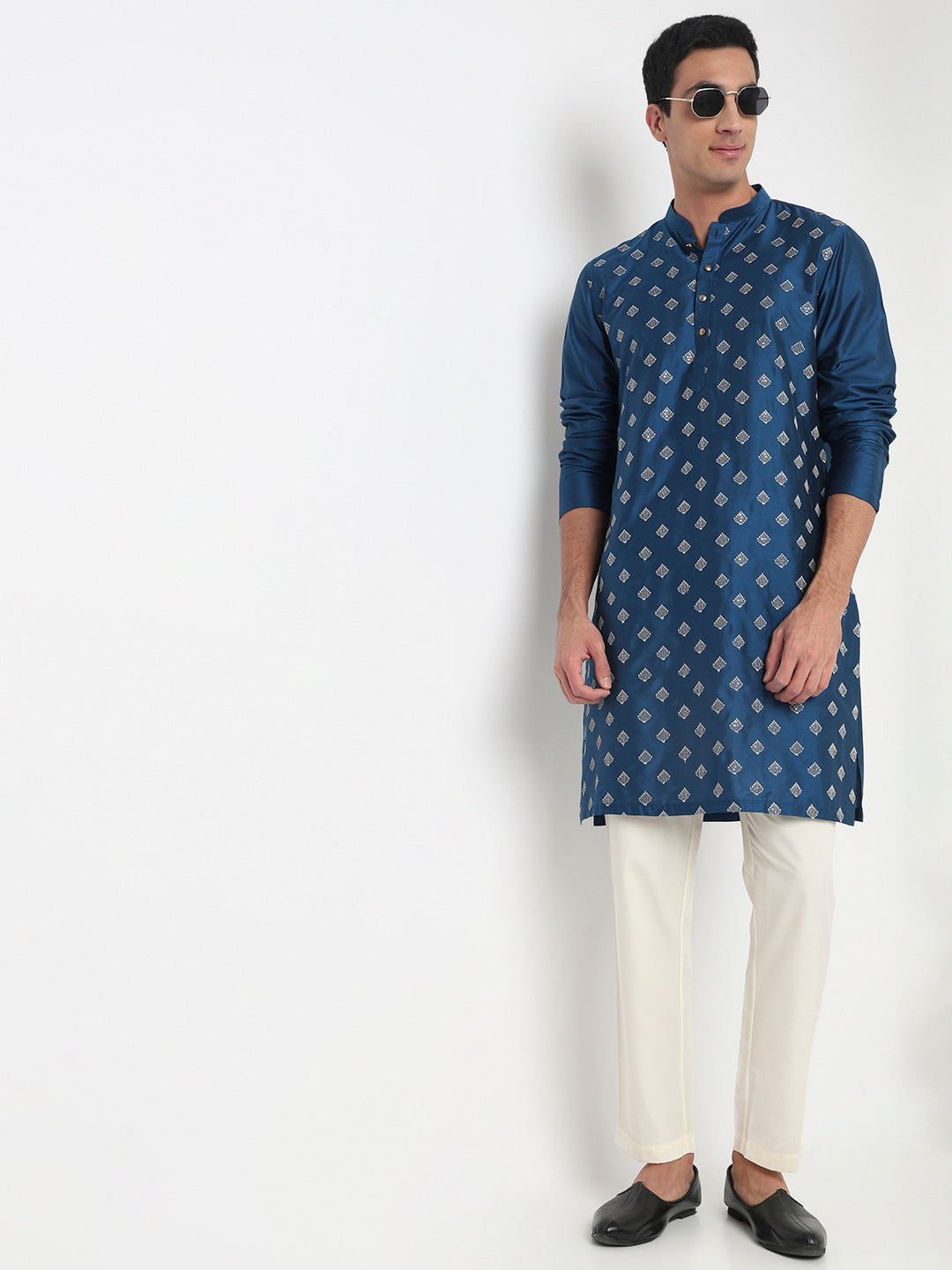 Embroidered Straight Long Kurta