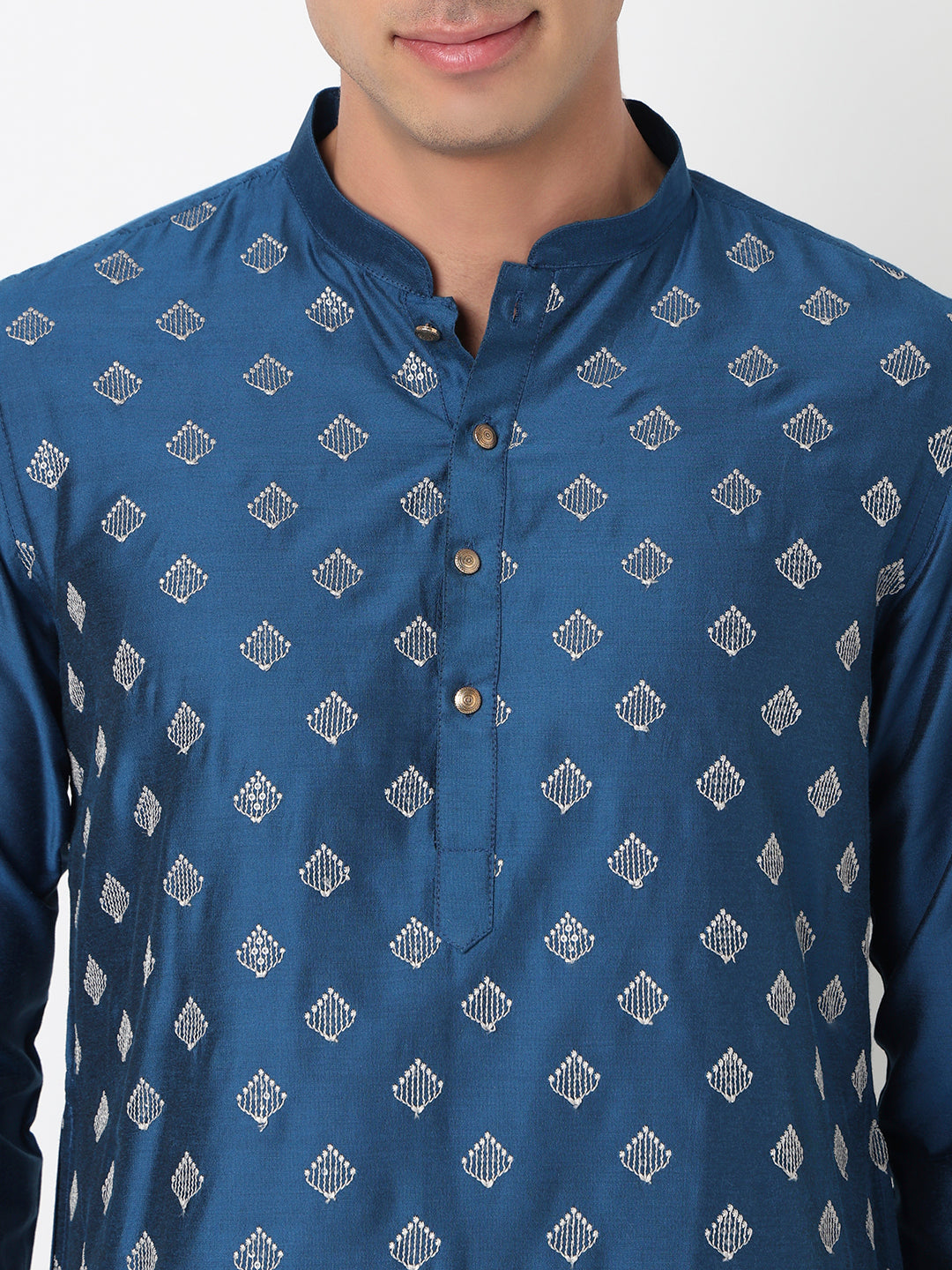 Embroidered Straight Long Kurta