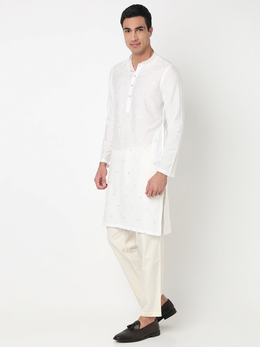 Embroidered Straight Long Kurta