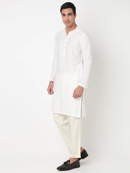 Embroidered Straight Long Kurta