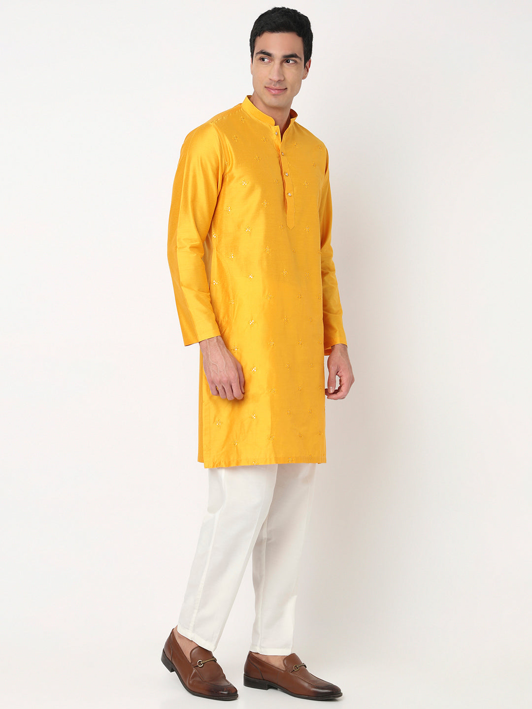 Embroidered Straight Long Kurta