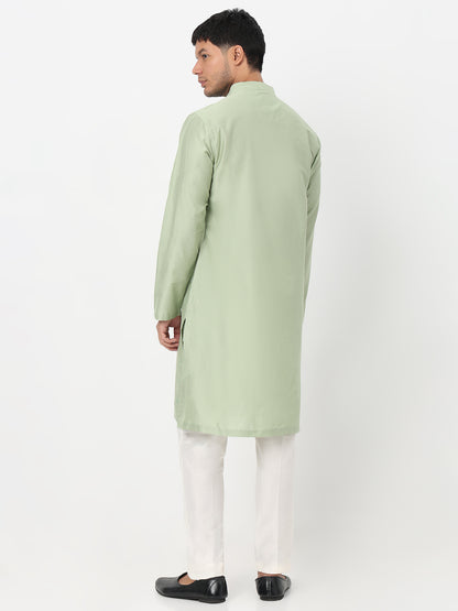 Embroidered Straight Long Kurta