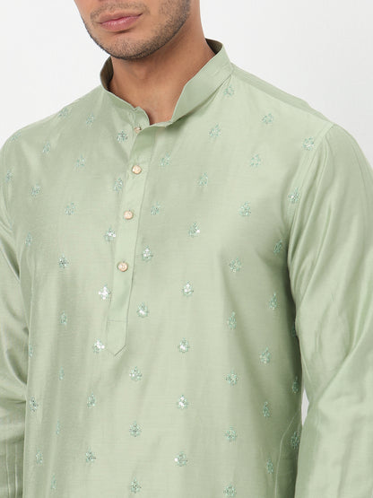 Embroidered Straight Long Kurta