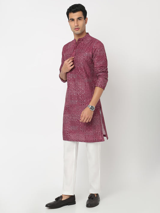 Digital Printed Straight Kurta