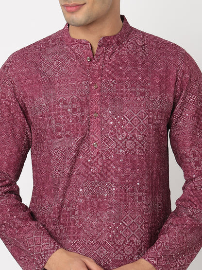 Digital Printed Straight Kurta