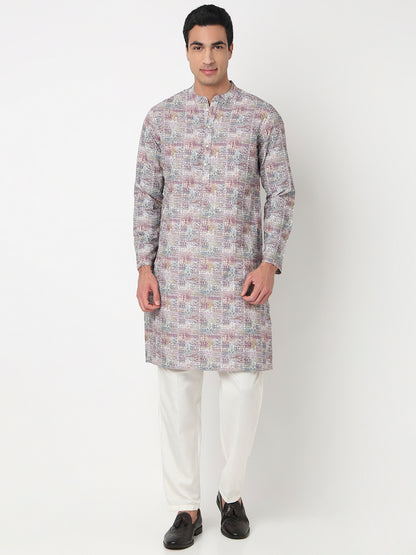 Digital Printed Straight Long Kurta