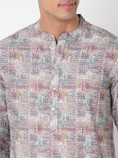 Digital Printed Straight Long Kurta