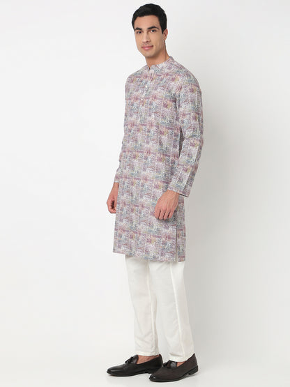 Digital Printed Straight Long Kurta