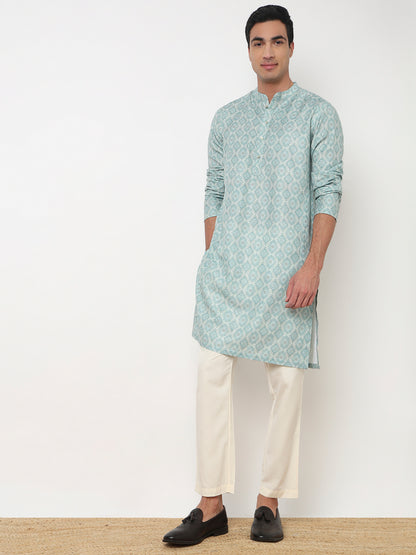 Digital Printed Straight Long Kurta