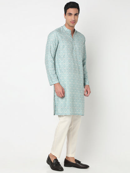 Digital Printed Straight Long Kurta