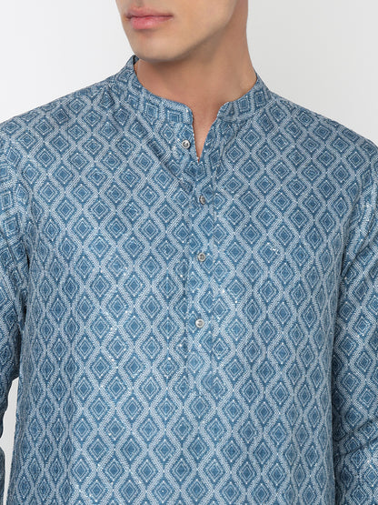 Digital Printed Straight Long Kurta
