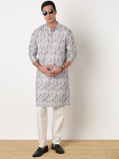 Digital Printed Straight Long Kurta